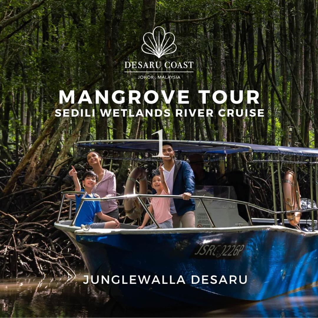 Desaru 16Pax Family With Private Mini Pool & Jacuzzi Kota Tinggi Exterior foto